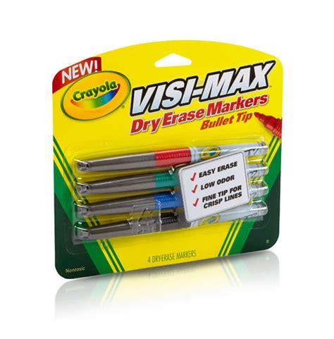 4 Visi Max Dry Erase Markers Toy Sense