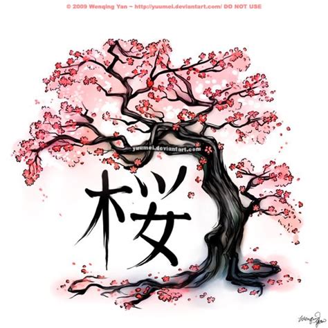 Arbol De Cerezo Japones Dibujo Anime Janeesstory