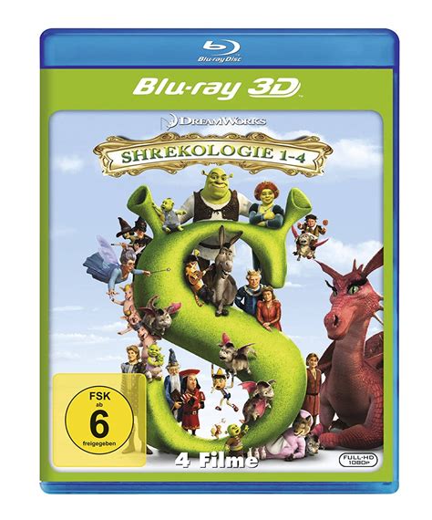 Shrek Die Komplette Geschichte Quadrilogy 3d Blu Ray Amazonde