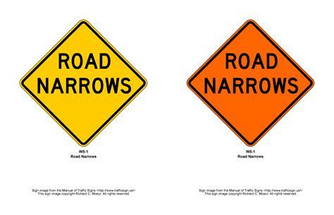 Manual Of Traffic Signs Temporary Traffic Control Signs