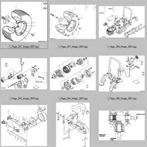 Kubota Bx2200 Bx2200d Tractor Parts And Service Manuals Set Custom Pdf