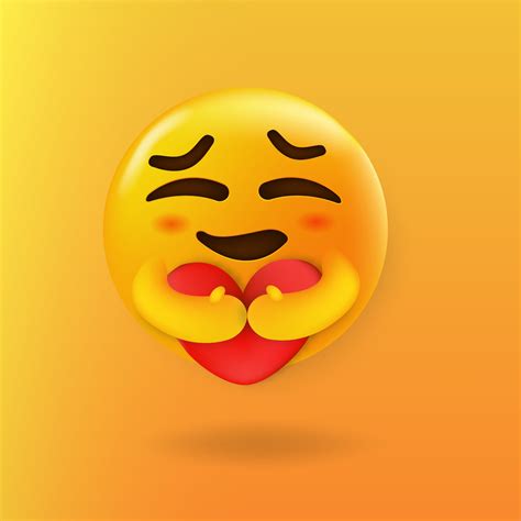 H N Bi U T Ng M Hug Emoji Cute Kh Ng Th B Qua