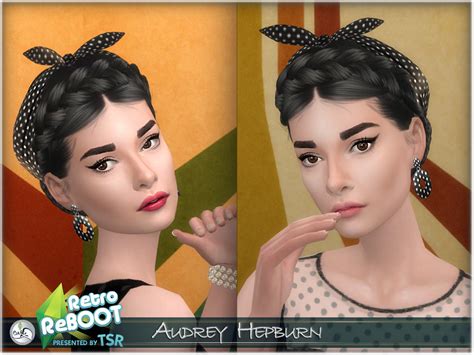 The Sims Resource Sim Audrey Hepburn Inspiration Retro Reboot