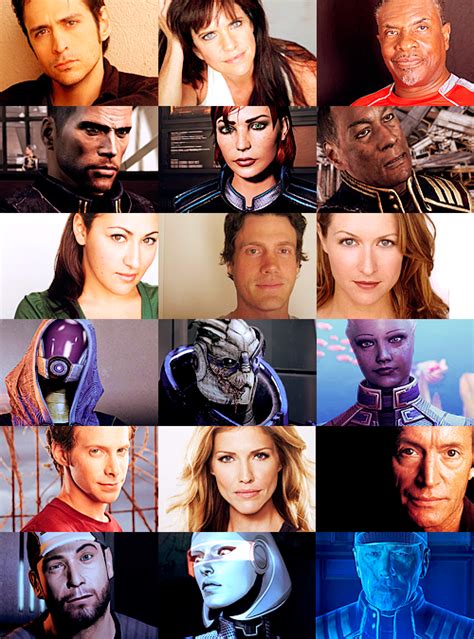Marriedgamer Mass Effect Characters And Their Voice Actors