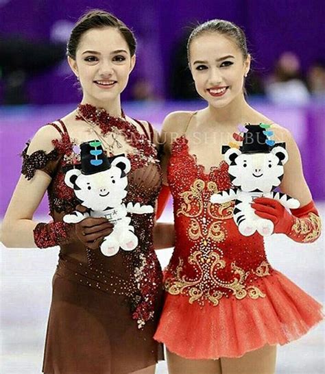 Evgenia Medvedeva Alina Zagitova At Pyeongchang Olympics 2018 ⛸⛸