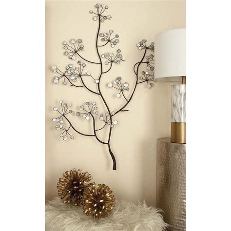 43 In X 30 In Iron And Arcylic Tree Branch Wall Decor