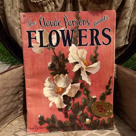 1960s Painting Flowers Book
