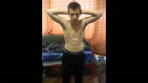 15 Years Old Flexing His Amazing Muscles 2015 Youtube