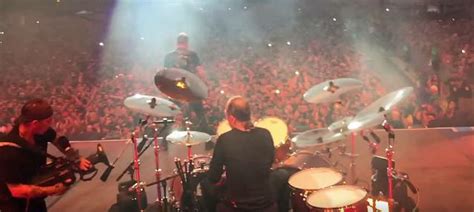 metallica at lollapalooza performance footage from fans pov on stage blabbermouth