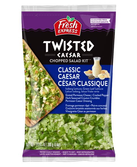 Twisted Caesar Classic Caesar Chopped Salad Kit Fresh Express Canada