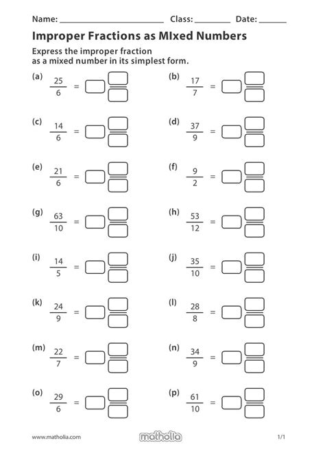 Select your grade grade 1 grade 2 grade 3 grade 4 grade 5 grade 6 grade 7 grade 8 grade 9 grade 10 grade 11 grade 12. Improper Fraction as Mixed Numbers | Fractions worksheets ...