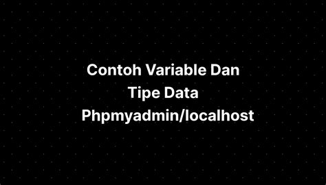 Variable Dan Tipe Data Quick Hot Sex Picture