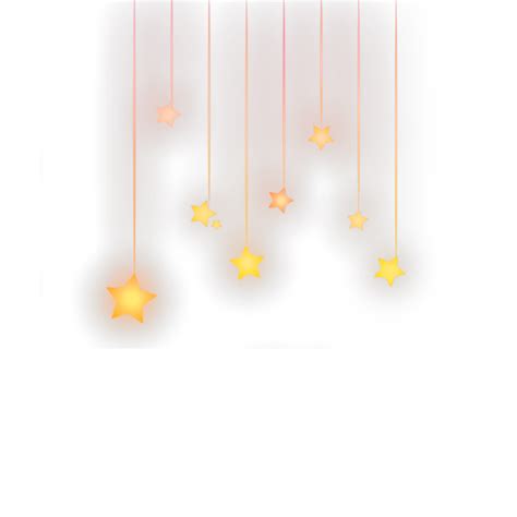Ftestickers Stars Hanging Neon Luminous Sticker By Pann70