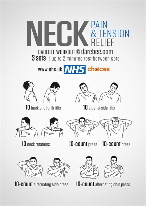 Nhs No Twitter Relieve Tension And Stiffness In The Neck With These