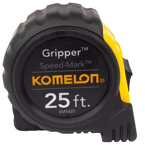 Komelon Sm5425 25ft Speedmark Gripper Tape Measure