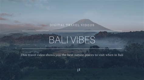 Bali Vibes Best Nature Places To Visit In Bali Youtube