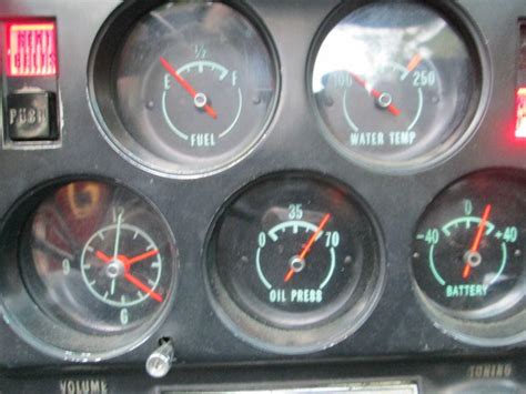Buy 68 69 71 Corvette Green Tint Gauge Cluster Speedometer Tachometer