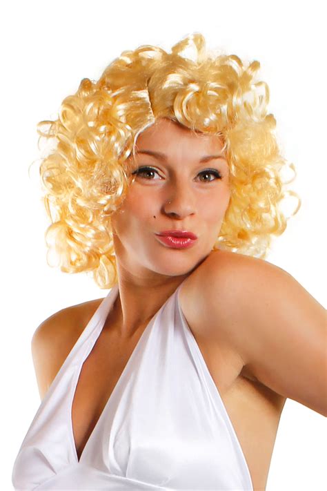 1950s Blonde Hollywood Starlet Wig I Love Fancy Dress