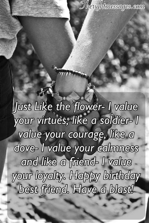 Funny wishes, touching quotes and meaningful messages let you say happy birthday best friend in a truly special and emotional way to make this day memorable. Short And Long Birthday Wishes & Messages For Best Friend ...