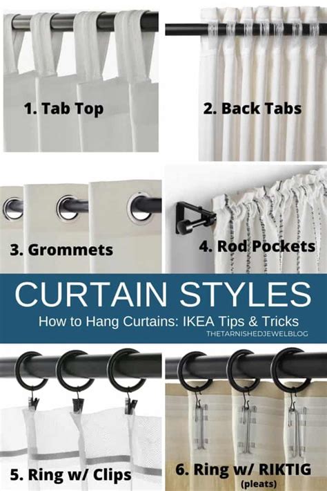 How To Hang Curtains Ikea Tips And Tricks Thetarnishedjewelblog