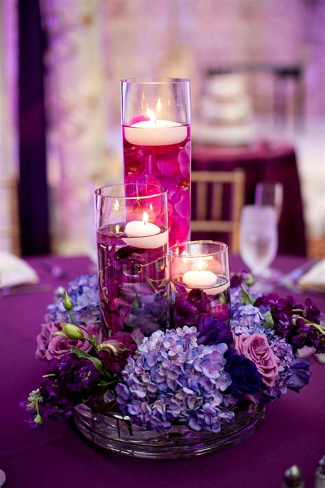 Purple Wedding Reception Decorations Marylan Wedding