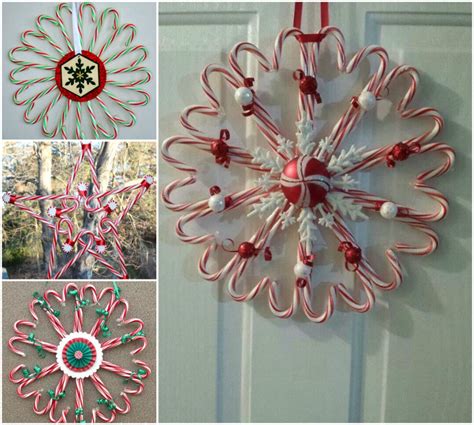 Diy Christmas Candy Cane Wreath