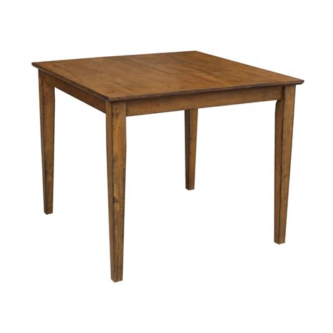 Parawood 36 X 36 Square Table Unfinished Furniture Of Wilmington