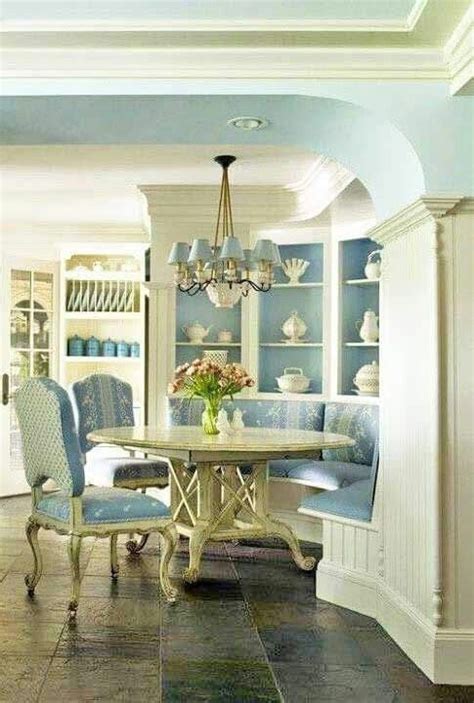 Country In Blue And White French Country Dining Room French Country