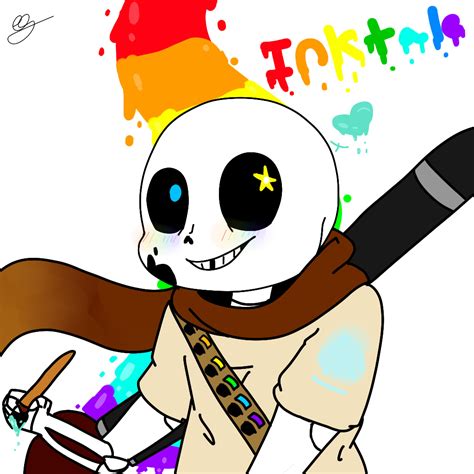 The most common ink sans material is ceramic. InkTale sans by Emberglade on DeviantArt
