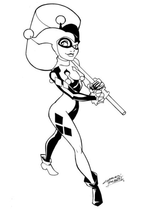 Printable coloring book harley quinn coloring pages. The New 52 Harley Quinn Coloring Pages Coloring Pages