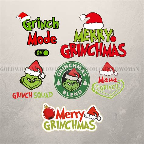 Grinchmas Svg Bundle Merry Christmas Svg Cut Files For Cricut Digital Download Etsy