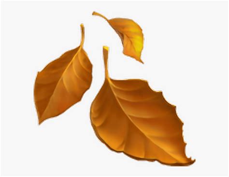 Fall Leaves Emoji Transparent Hd Png Download Transparent Png Image