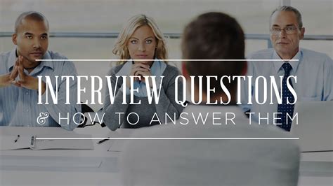 Interview Questions And How To Answer Them Youtube
