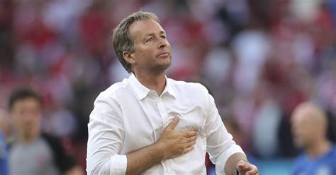 Die dänemark trikots für die em 2021 kommen vom dänischen hersteller hummel. EM 2021: Dänemark-Trainer Hjulmand trotz Niederlage gegen ...