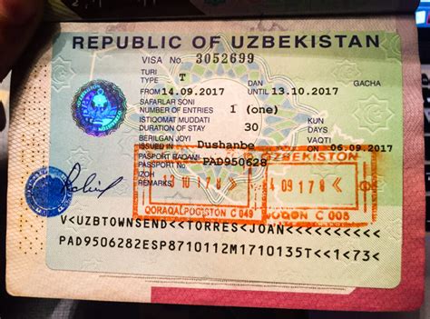 How To Get An Uzbekistan Visa In 2020 Against The Compass