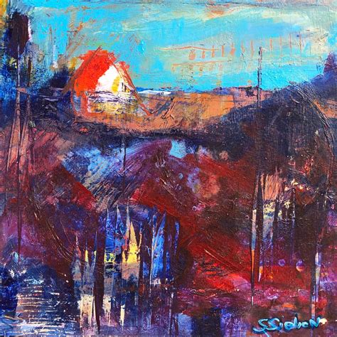 Daily Painters Abstract Gallery Back Home Expressionist Landscape