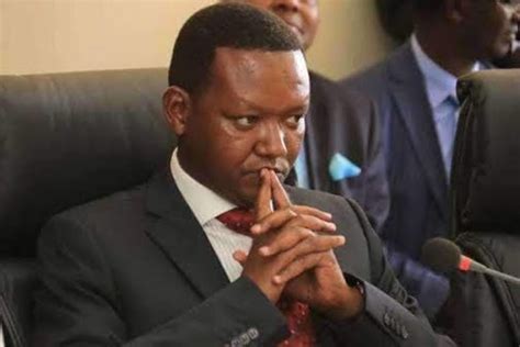 Hours after machakos governor alfred mutua accused deputy president william ruto, aden duale and kipchumba murkomen of threatening his life, murkomen has responded. Why Governor Mutua might not achieve his presidential bid