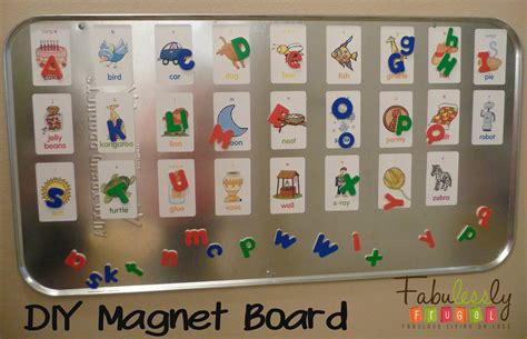 Diy Magnet Board For Your Kids