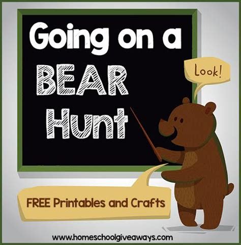 Going On A Bear Hunt Free Printables And Crafts Homeschool Giveaways