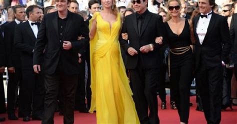 Photos Les 20 Ans De Pulp Fiction à Cannes Uma Thurman éblouissante