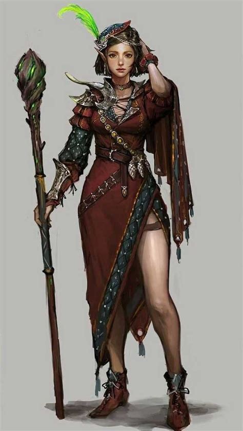 Dnd Mageswizardssorcerers Elf Characters Female Wizard Concept Art Characters