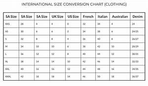 Ralph Clothing Size Chart Clothing Size Chart Ralph Labb By Ag