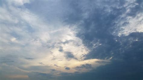 Heavenly Clouds Golden Blue Stock Image Image Of Blessed Almighty