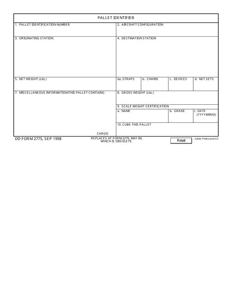 Dd Form 2775 Fill Out Sign Online And Download Fillable Pdf