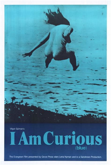 I Am Curious Blue Movie Poster Style A 11 X 17 1968