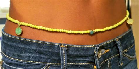 Waist Beads Beaded Belly Chain Seed Beads African Waist Etsy