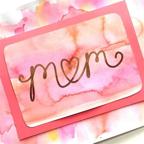 easy mother s day cards to make with your cricut 100 directions