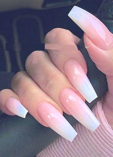 Some embellishments like minimalist rhinestones will also be a nice detail, especially if some special occasion is about to come. French Ombre on Long Coffin Nails Designs You Must Try ...