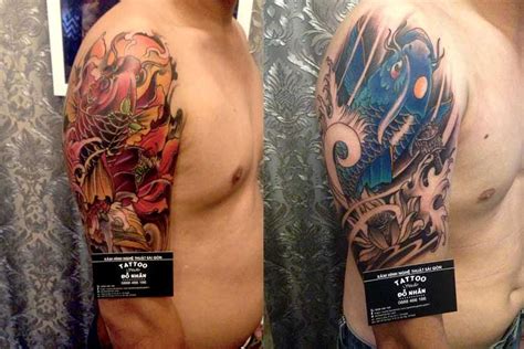 Nếu xăm ở bụng thì tránh ăn trước đó. Tiệm xăm uy tín, chất lượng ở quận Bình Thạnh - Đỗ Nhân Tattoo
