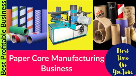 How To Make Paper Core Paper Tube Making Business Machine